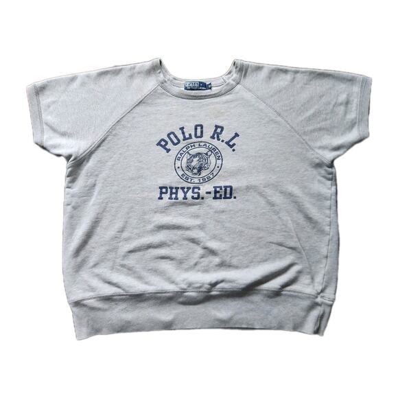 Polo Ralph Lauren RL Tigers Phys Ed French Terry T Shirt Vintage Men's Size XL - Picture 1 of 5